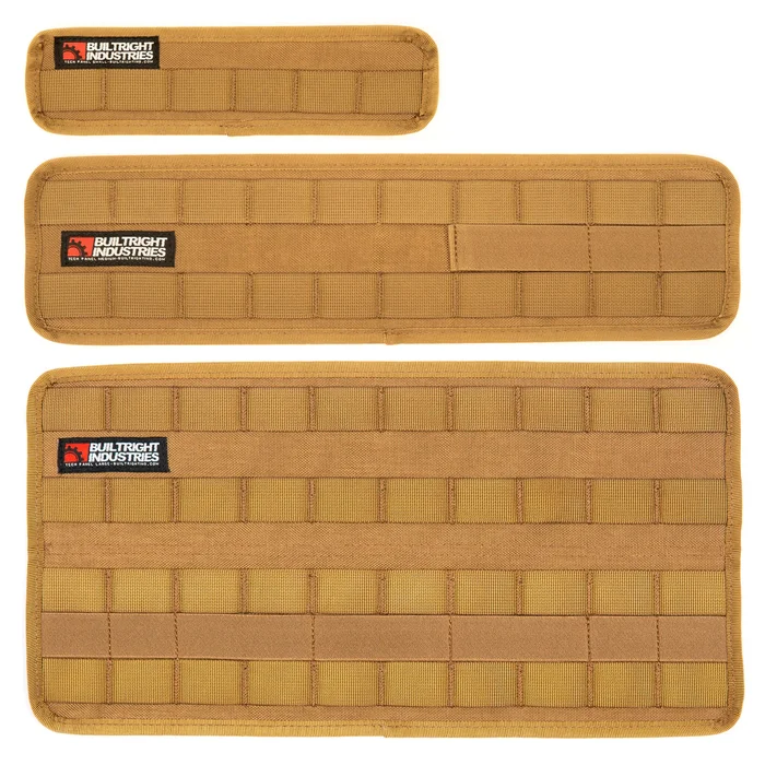 BuiltRight Velcro Tech Panel, 3pc. Kit (Coyote Tan)