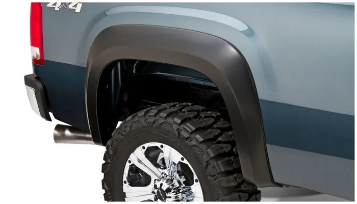 Bushwacker 07-13 GMC Sierra 1500 Fleetside Extend-A-Fender Style Flares 2pc 78.7/97.6in Bed – Black