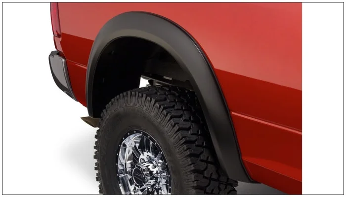 Bushwacker 10-18 Dodge Ram 2500 Fleetside Extend-A-Fender Style Flares 2pc – Black