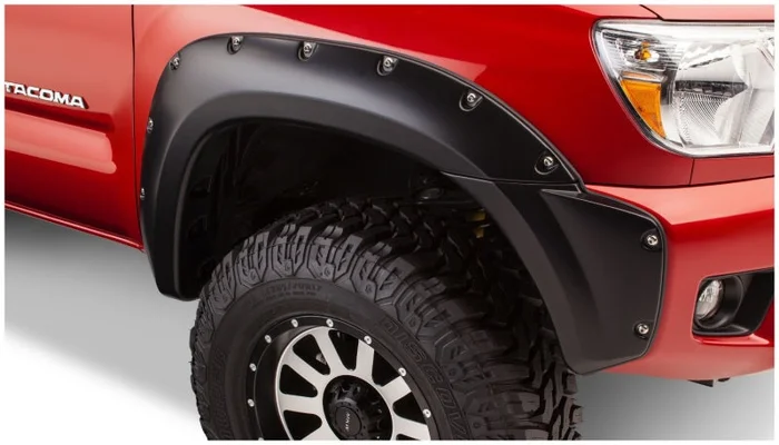 Bushwacker 12-15 Toyota Tacoma Fleetside Pocket Style Flares 4pc 60.3in Bed – Black