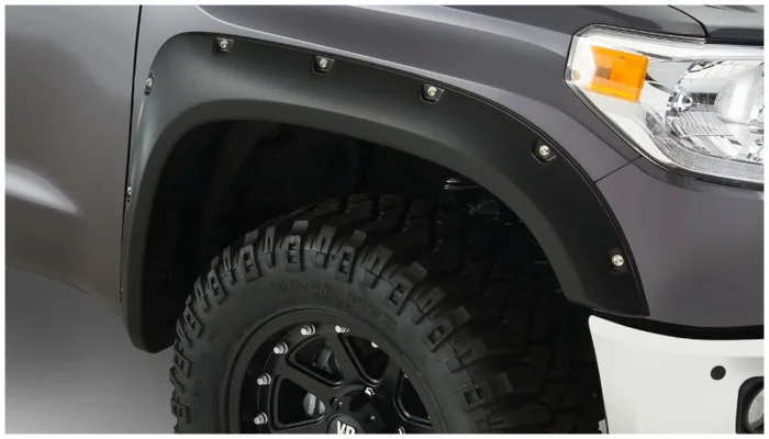 Bushwacker 14-18 Toyota Tundra Pocket Style Flares 2pc – Black