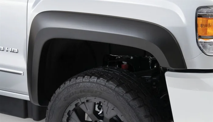 Bushwacker 15-18 GMC Sierra 2500 HD Extend-A-Fender Style Flares 2pc – Black