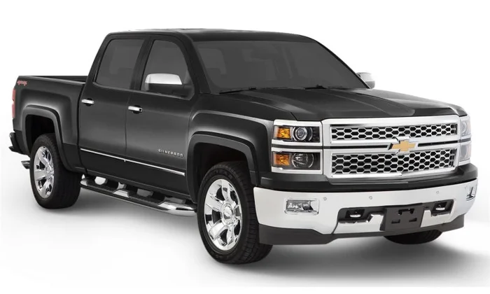 Bushwacker 16-18 Chevy Silverado 1500 Fleetside OE Style Flares – 4 pc 69.3/78.8/97.8in Bed – Black