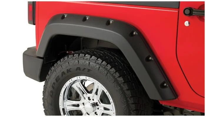 Bushwacker 16-18 GMC Canyon Pocket Style Flares 2pc 6ft Bed – Black