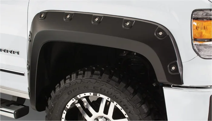 Bushwacker 16-18 GMC Sierra 1500 Boss Pocket Style Flares 2pc – Black