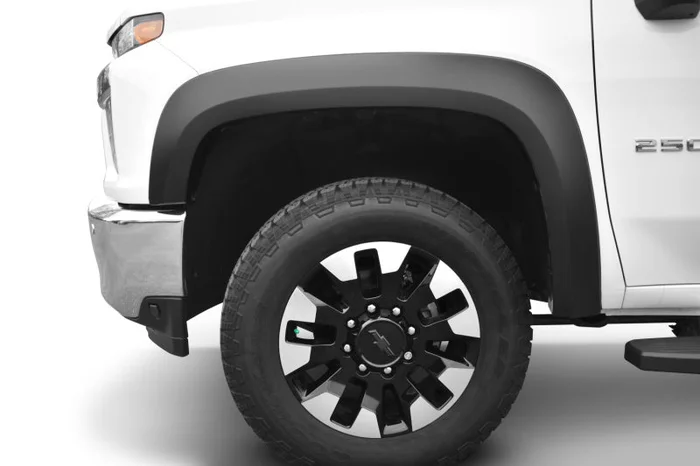 Bushwacker 2020 Chevrolet Silverado 2500 Extend-A-Fender Style Flares Front 2pc – Black