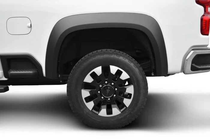 Bushwacker 2020 Chevrolet Silverado 2500 Extend-A-Fender Style Flares Rear 2pc – Black