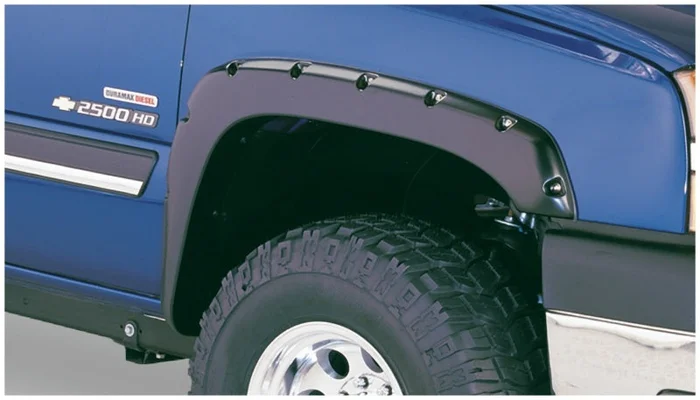 Bushwacker 21-22 Chevrolet Colorado (Ex ZR2) 74in. Bed Fleetside FF Pocket Style Flares 4pc – Sm BK
