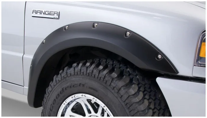 Bushwacker 93-11 Ford Ranger Pocket Style Flares 2pc – Black