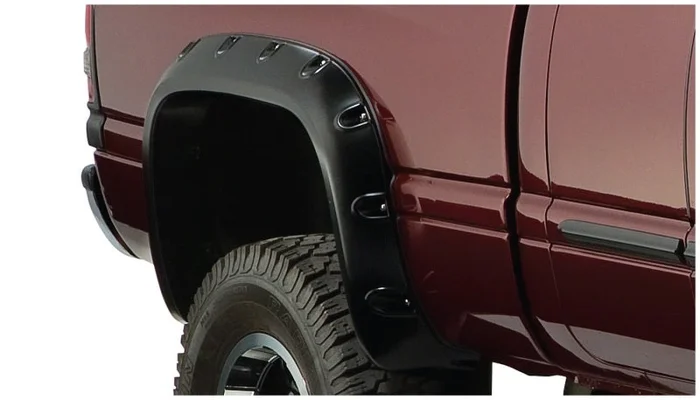Bushwacker 94-01 Dodge Ram 1500 Fleetside Pocket Style Flares 2pc 78.0/96.0in Bed – Black