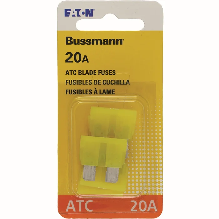 Bussmann – BP/ATC-20-RP – 20 amps ATC Blade Fuse – 5/Pack