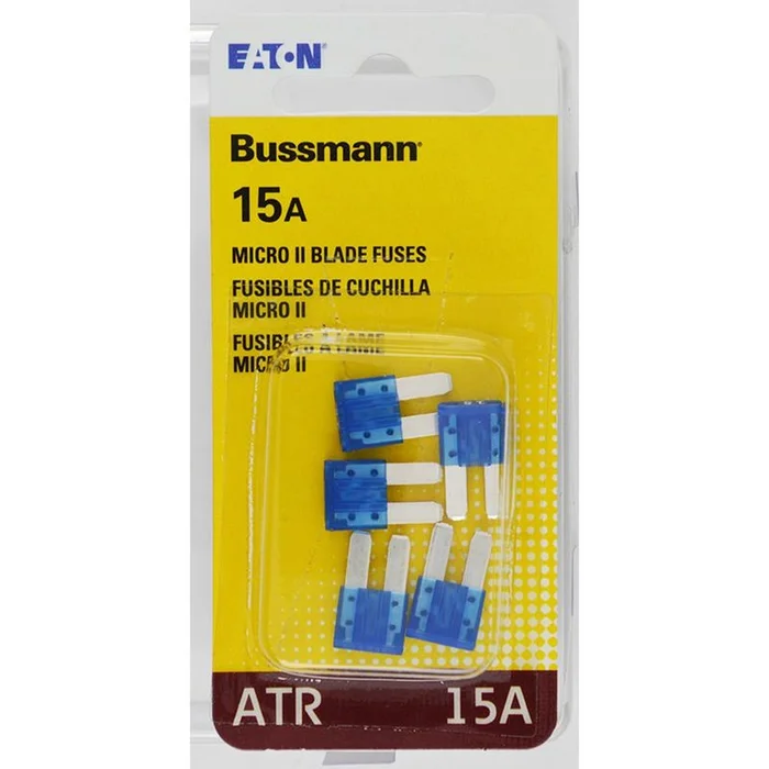 Bussmann – BP/ATR-15-RP – 15 amps ATR Blue Blade Fuse 1 pk