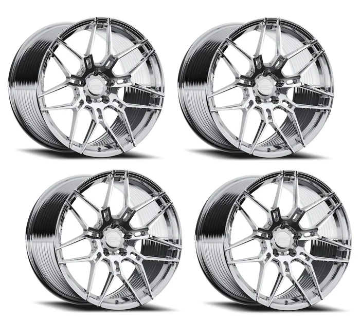 C8 Corvette Wheels: E5 Speedway – Chrome (Set)