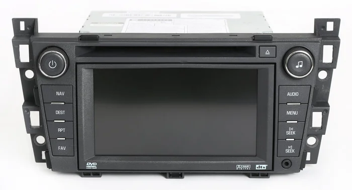 Cadillac DTS 2006 Radio AMFM CD DVD Navigation w Aux Input 15850502 U3R UNLOCKED