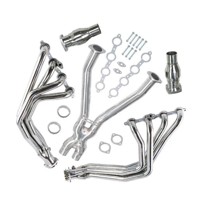 Chevy Corvette 1997-2004 C5 LS1 LS6 Stainless Exhaust Manifold Headers & X Pipe