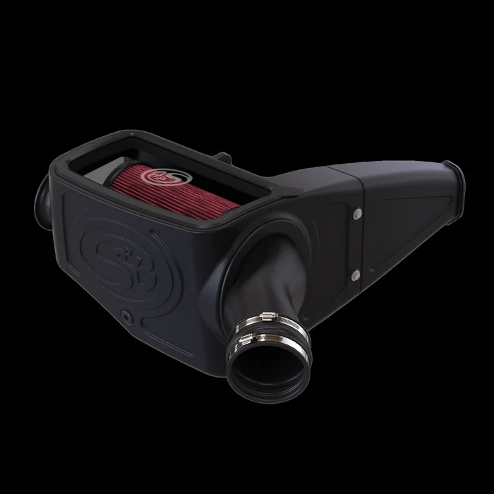 Cold Air Intake For 98-03 Ford F250 F350 F450 F550 V8-7.3L Powerstroke Cotton Cleanable Red S&B