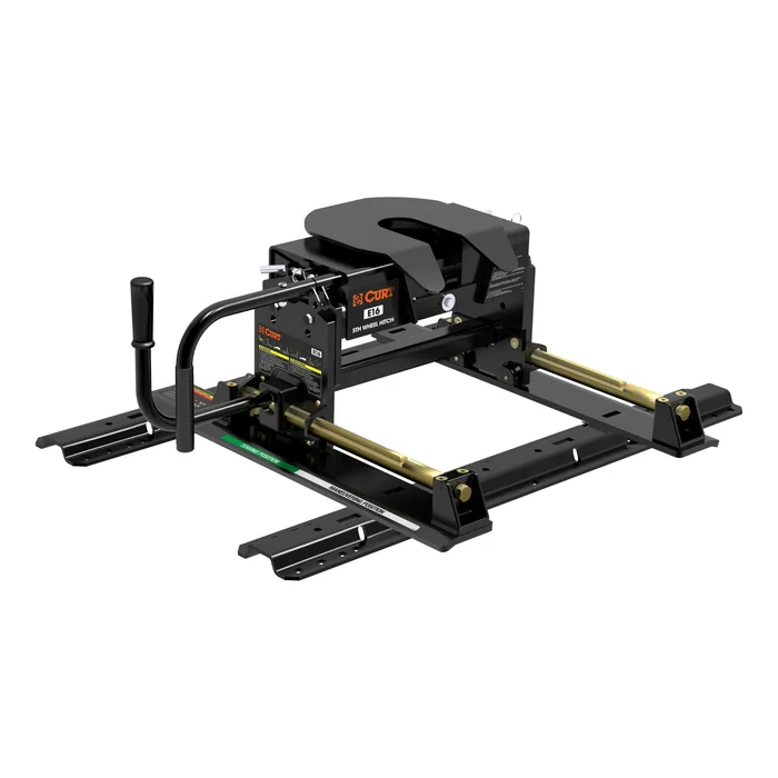 CURT 16616 E16 Sliding 5th Wheel Hitch with Rails, 16,000 lbs.