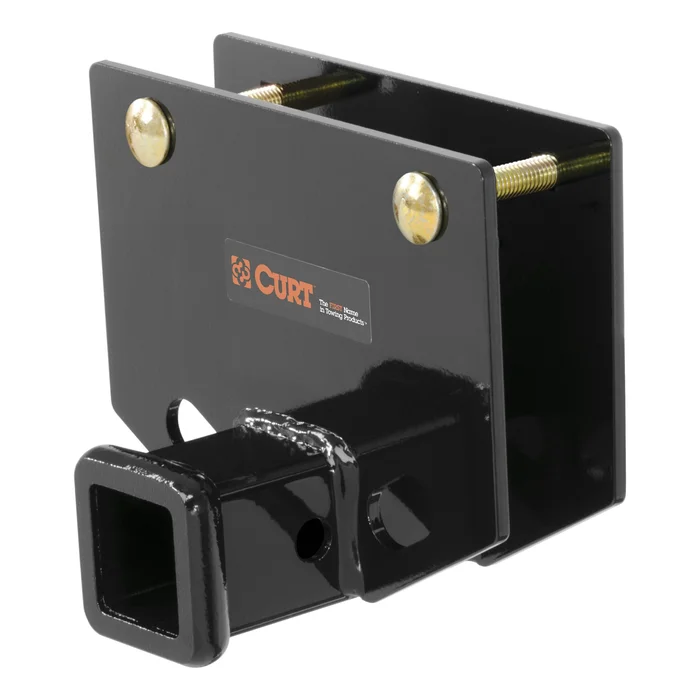 CURT 19101 RV Bumper Hitch with 2 Receiver (Fits 2 x 4 Bumper Beams)