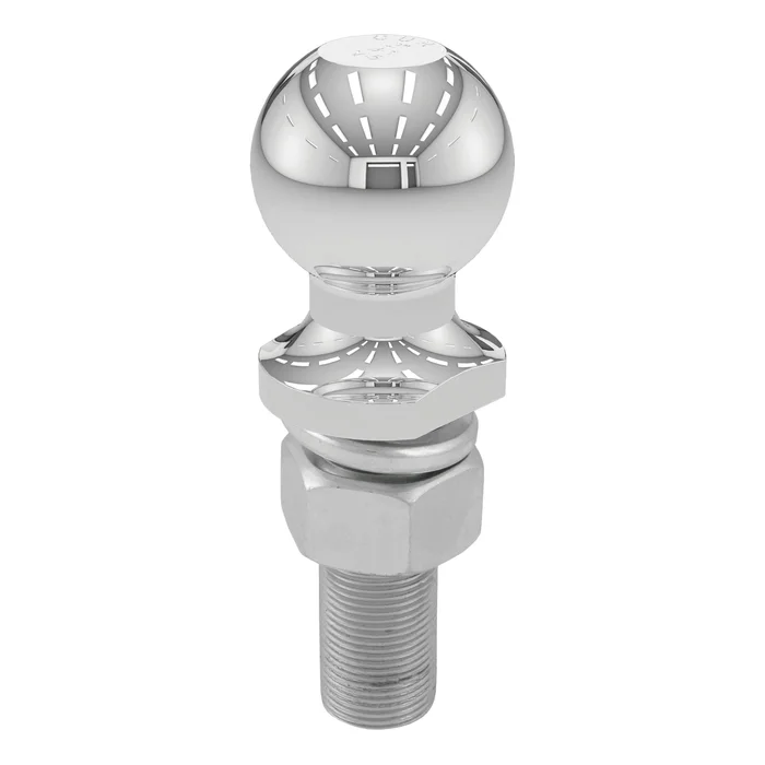 CURT 40074 2 Trailer Ball (1 x 3 Shank, 6,000 lbs., Chrome, Packaged)