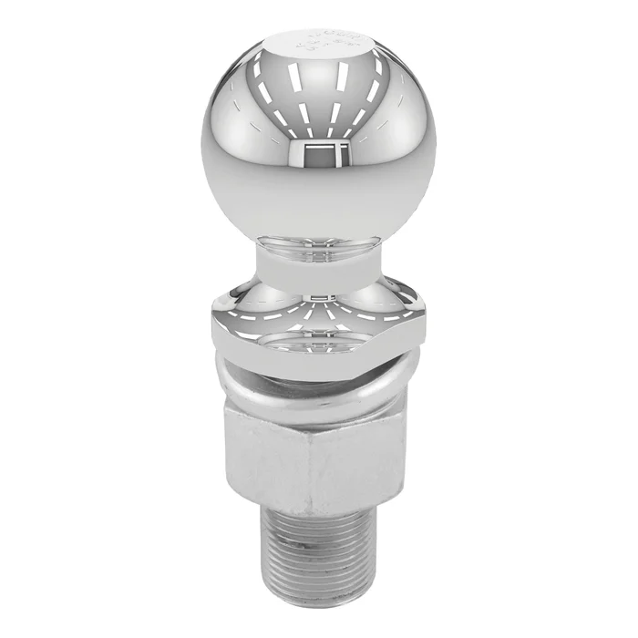 CURT 40076 2-5/16 Trailer Ball (1-1/4 x 3 Shank, 6,000 lbs., Chrome, Packaged)