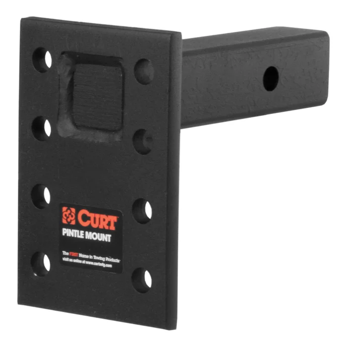 CURT 48328 Adjustable Pintle Mount (2 Shank, 15,000 lbs., 7 High, 6 Long)