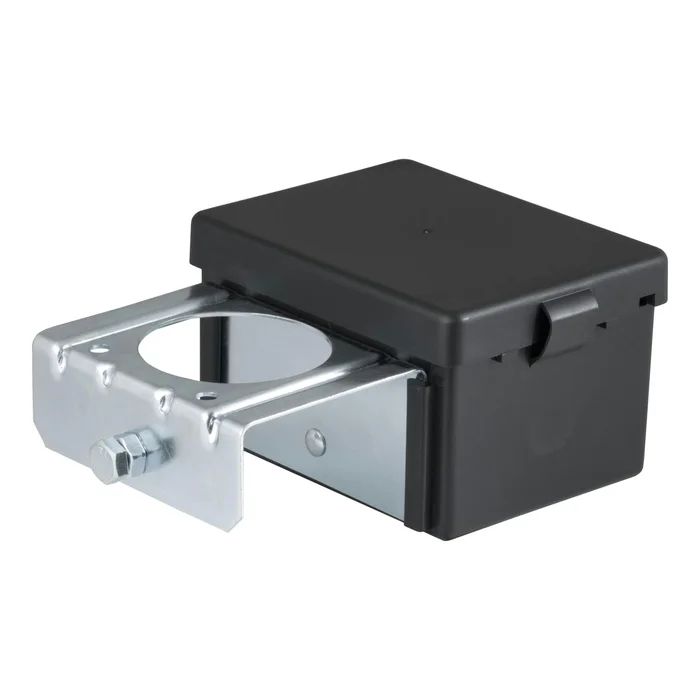 CURT 52029 5 x 3-1/4 x 3-7/8 Lockable Breakaway Battery Case with Metal Bracket