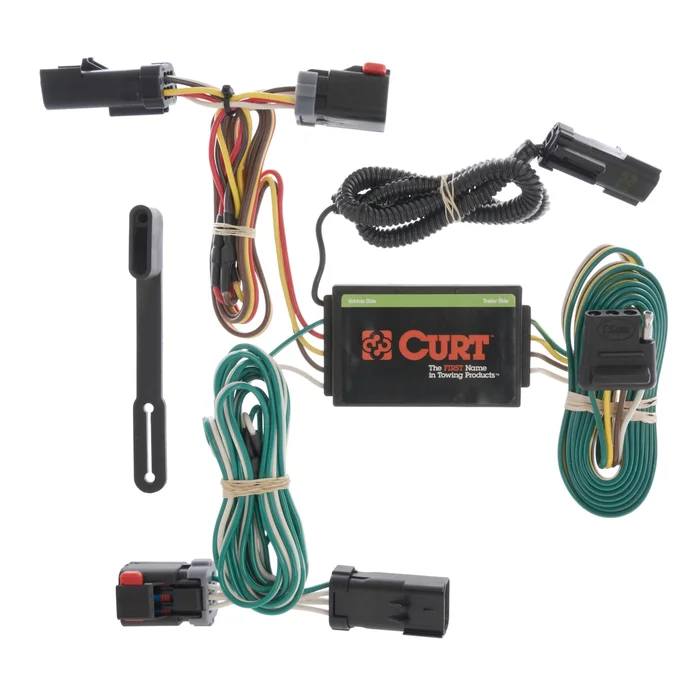 CURT 55530 Custom Wiring Harness, 4-Way Flat Output, Select Chrysler Pacifica