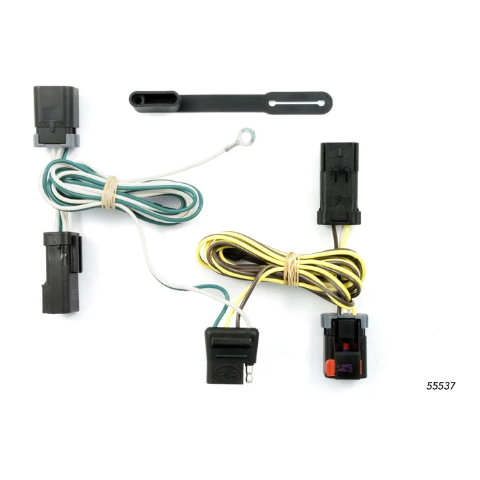 CURT 55537 Custom Wiring, 4-Way Flat, Select Caravan, Grand Caravan, Town and Country