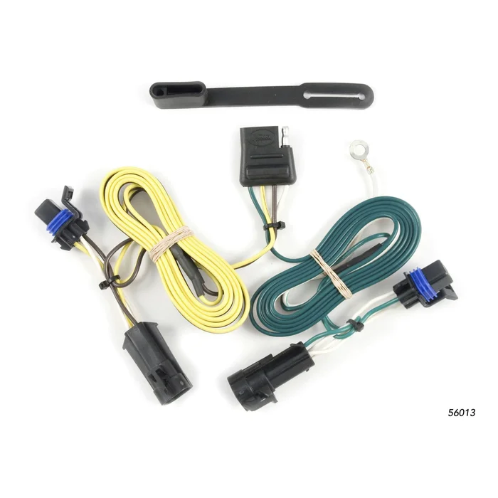 CURT 56013 Custom Wiring Harness, 4-Way Flat Output, Select Chevrolet Malibu, Pontiac G6