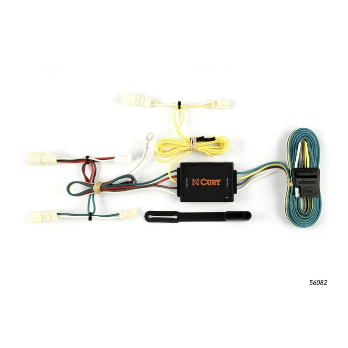 CURT 56082 Custom Wiring Harness, 4-Way Flat Output, Select Mazda MX-5 Miata