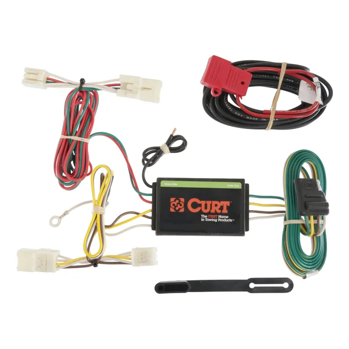 CURT 56165 Custom Wiring Harness, 4-Way Flat Output, Select Toyota RAV4