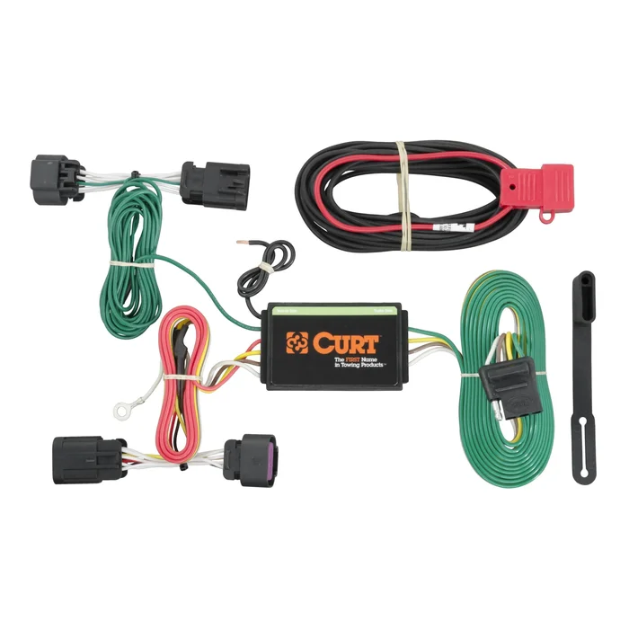 CURT 56209 Custom Wiring Harness, 4-Way Flat Output, Select Ram ProMaster 1500, 2500, 3500