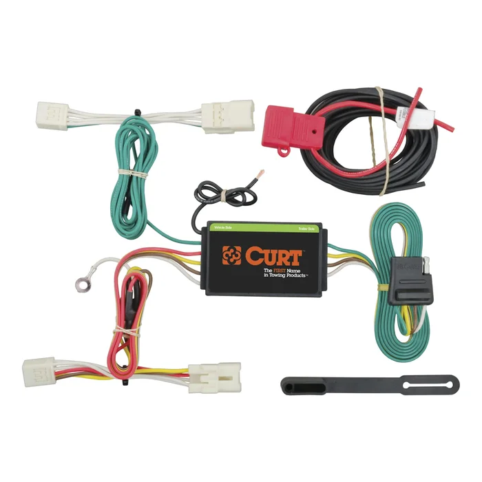 CURT 56233 Custom Wiring Harness, 4-Way Flat Output, Select Hyundai Elantra, GT, Ioniq