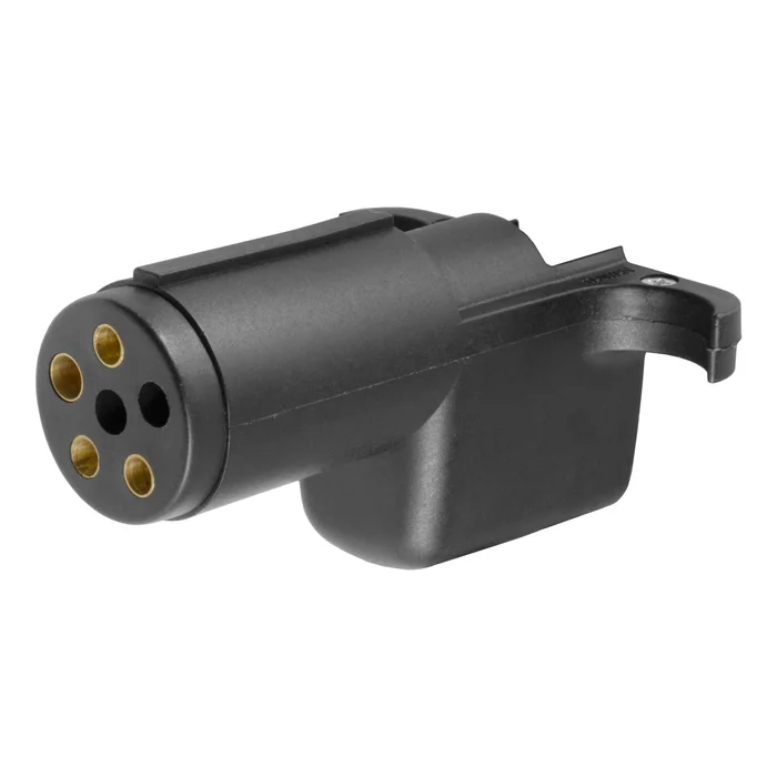 CURT 57621 Electrical Adapter (6-Way Round Vehicle to 4-Way Flat Trailer)