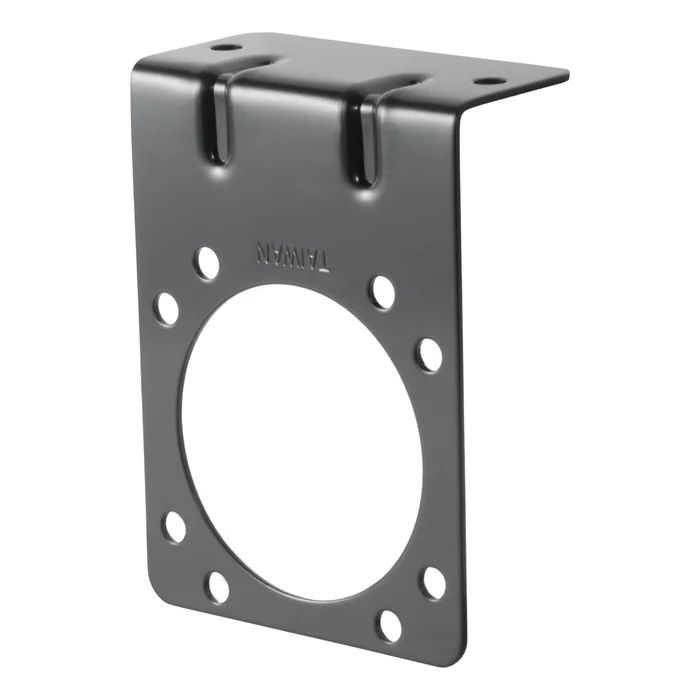 CURT 58290 Connector Mounting Bracket for 7-Way RV Blade (Black)