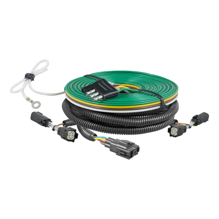 CURT 58945 Custom Towed-Vehicle RV Wiring Harness, Select Ford Fusion