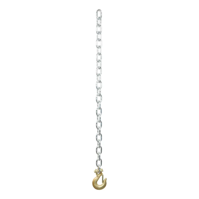 CURT 80314 35 Safety Chain with 1 Clevis Hook (11,700 lbs, Clear Zinc)