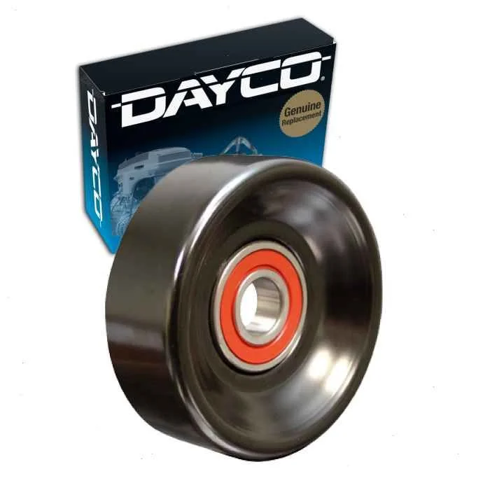 Dayco Alternator Water Pump Power Steering Drive Belt Idler Pulley for 2003-2008 GMC Savana 2500 4.8L 5.3L 6.0L V8