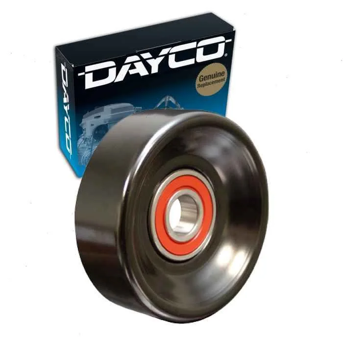 Dayco Alternator Water Pump Power Steering Drive Belt Idler Pulley for 2003-2008 GMC Savana 3500 4.8L 6.0L V8