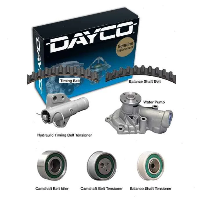 Dayco Timing Belt Kit with Water Pump for 2007-2011 Mitsubishi Galant 2.4L L4