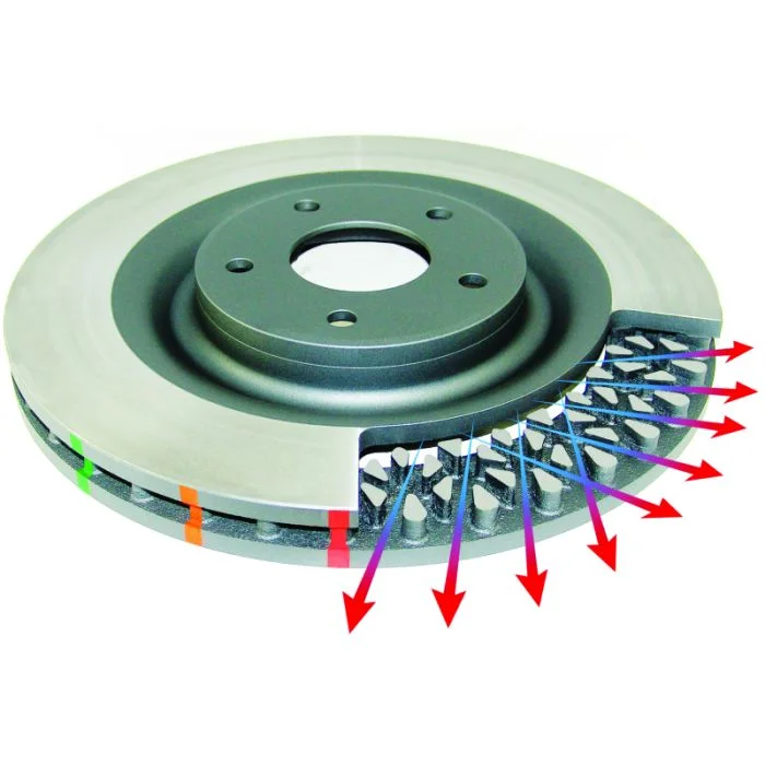 DBA 05-06 Pontiac GTO Front Street Series Drilled & Slotted Rotor w/Black Hat – 2020BLKX