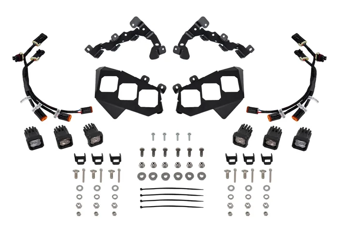 Diode Dynamics Can-Am Maverick X3 C1 Headlamp Kit Pro White ABL – DD7888