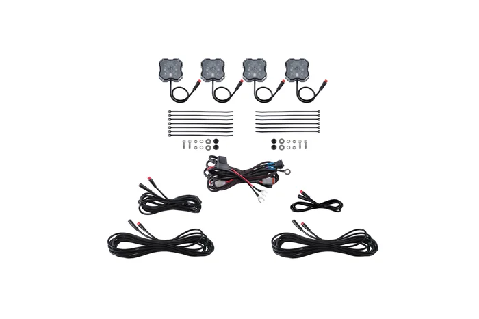Diode Dynamics RGBW Rock Light Installer Kit (4-pack) – DD7740