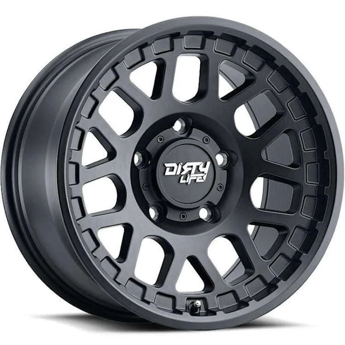 Dirty Life 9306 Mesa 17×9 / 6×139.7 BP / -12mm Offset / 106mm Hub Matte Black Wheel