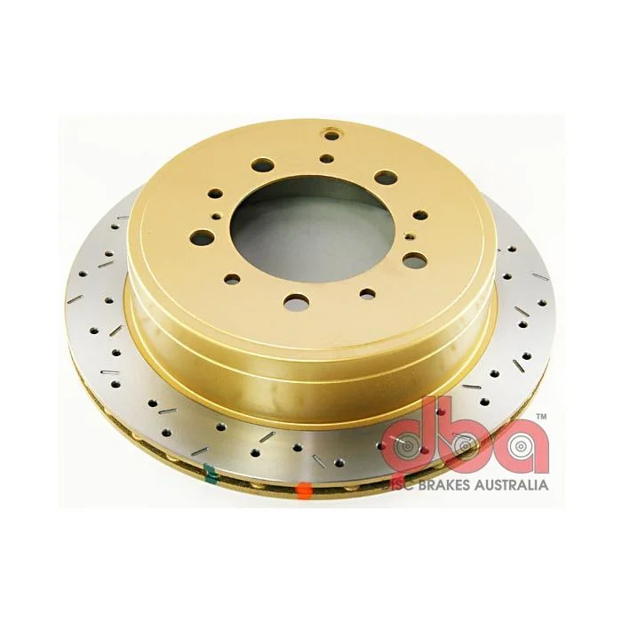 Disc Brakes Australia 4000 Series Rotor – Cross Drilled/Slotted Uni-Directional Rotor Toyota- DBA-DBA42723XS