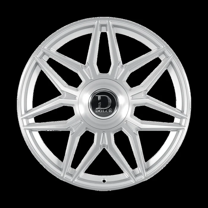 Dolce Luxury Verona 22×9.5 6×139.7 +35et 66.6 Glossy Silver Brush Face Wheel