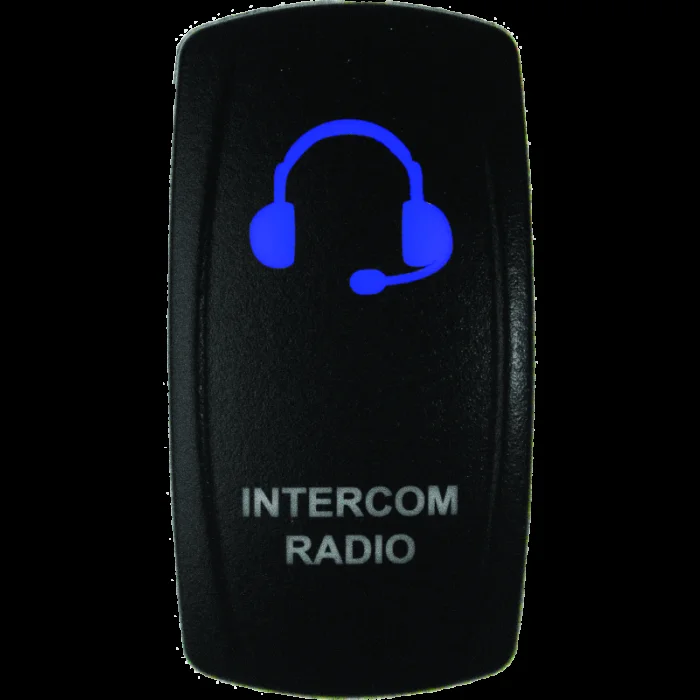 DragonFire Racing Lighted Switch Int/Rad On/Off Blue Led – 522626