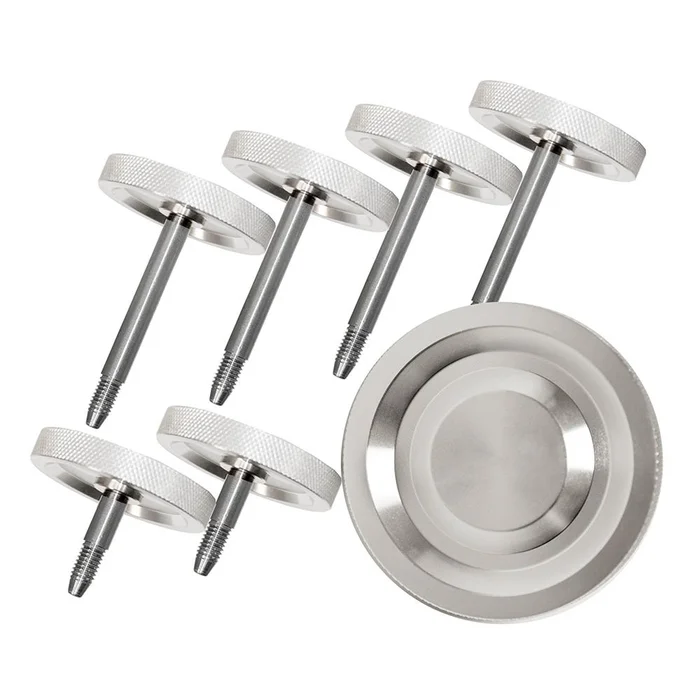 DV8 Offroad Billet Door Surround Knobs: 97-06 Jeep TJ – D-JP-180017-BL