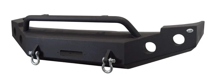 DV8 Offroad Front Bumper: 07-13 Silverado 1500, Black Powder Coat – FBCS1-01
