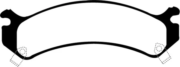 EBC 02 Chevrolet Avalanche 8.1 (2500) Greenstuff Front Brake Pads – DP61305